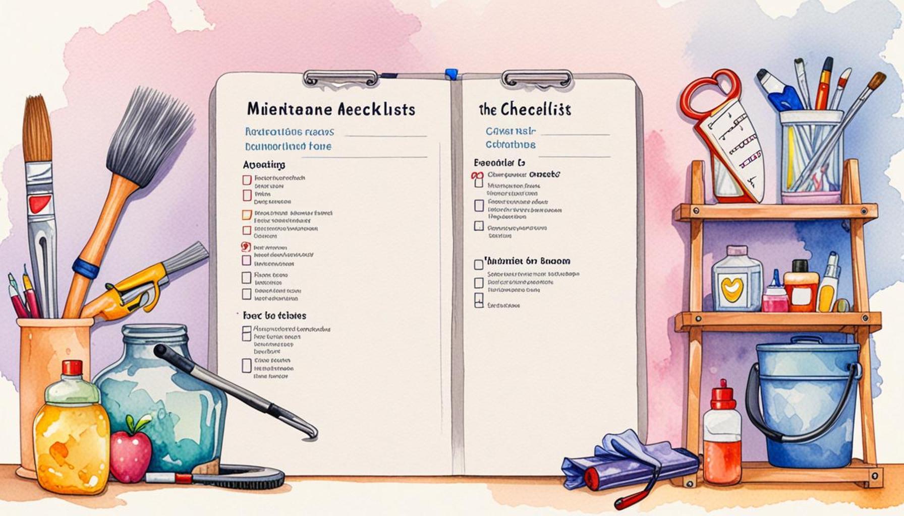 The Role of Maintenance Checklists: Streamlining Your Home Care Routine