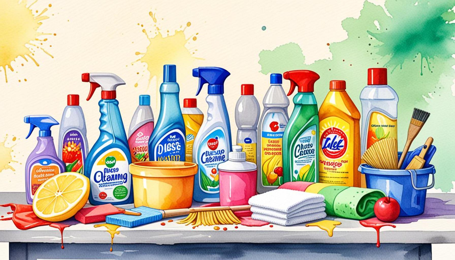 The role of cleaning supplies in disease prevention and health promotion in domestic environments