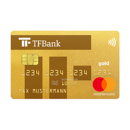 So beantragen Sie die TF Bank Mastercard Gold Kreditkarte ganz einfach